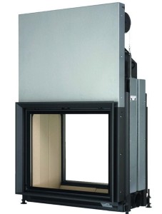 Wkład Kominkowy Stil-Kamin Tunnel 75/90 drzwi unoszone/drzwi uchylne - Brunner
