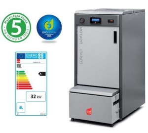 Kocioł na pelet RED Compact 35 (8,1-32,0 kW) EASY CLEAN CO+CWU z pompą elektroniczną
