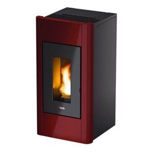 Piecyk na pelet Sweet Air 6,7 kW bordowy - Cadel