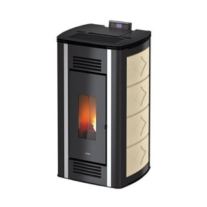 Piecyk na pelet Venus3 Air Plus kafel 12,5 kW kość słoniowa - Cadel