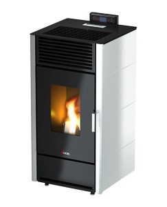 Piecyk na pelet Cristal Air 8,5 kW biały - Cadel