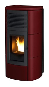 Piecyk na pelet Club 2.0 Air 10,0 kW - MCZ (bordowy)