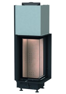 Wkład Kominkowy Eck-Kamin 70/33/33 drzwi unoszone - Brunner