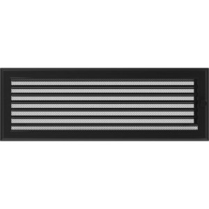 Kratka Oskar czarna z żaluzją 17x49 (Kratki)