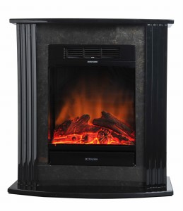 Mozart Mini Czarny Kominek Elektryczny (Optiflame)