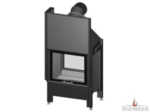 Spartherm Mini S-FDh-4S (Tunel) drzwiczki 51cm Wkład kominkowy
