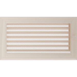 Kratka Oskar kremowa z żaluzją 17x30 (Kratki)
