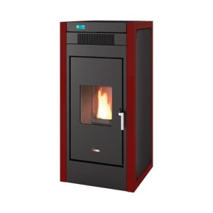 Piec na pelet Ibis Hydro 15,4 kW bordowy - Cadel