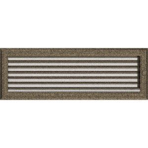 Kratka Oskar czarno-złota z żaluzją 17x49 (Kratki)