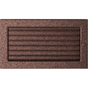 Kratka miedziana z żaluzją 17x30 (Kratki)