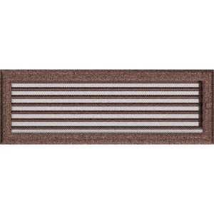 Kratka Oskar miedziana malowana z żaluzją 17x49 (Kratki)