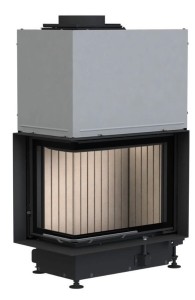 Wkład Kominkowy Eck-Kamin 42/57/30 lewy drzwi unoszone - Brunner