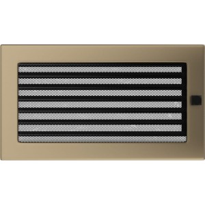 Kratka złoto galwaniczne z żaluzją 17x30 (Kratki)