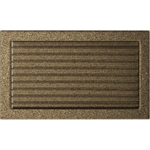 Kratka czarno-złota z żaluzją 22x37 (Kratki)