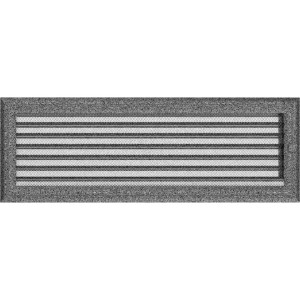 Kratka Oskar czarno-srebrna z żaluzją 17x49 (Kratki)