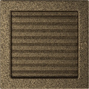 Kratka czarno-złota z żaluzją 22x22 (Kratki)