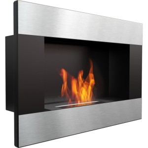 Kratki DELTA czarny HORIZONTAL Biokominek