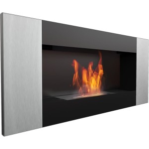Kratki DELTA 2 czarny VERTICAL z certyfikatem TÜV Biokominek