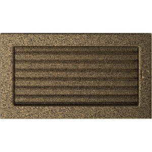 Kratka czarno-złota z żaluzją 17x30 (Kratki)