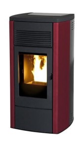 Piecyk na pelet Ego 2.0 Air 8,0 kW - MCZ (bordowy)