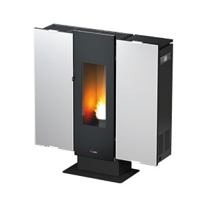 Piecyk na pelet Wall Air szkło 9,0 kW biały - Cadel