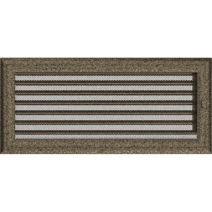 Kratka Oskar czarno-złota z żaluzją 17x37 (Kratki)