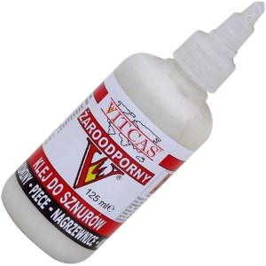Żaroodporny Klej do Sznurów Biały - Vitcas RA (125ml) (Vitcas)