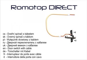 WYŁĄCZNIK DRZWIOWY Z KABLEM PRZYŁĄCZENIOWYM (Romotop)