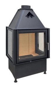Wkład Kominkowy Corner 670/500 2x450 - Kobok
