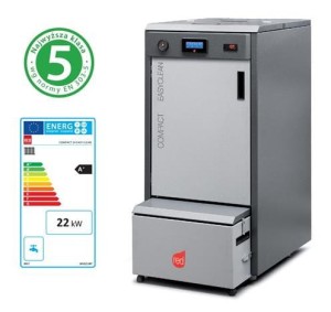 Kocioł na pelet RED Compact 24 (3,8-22,1 kW) EASY CLEAN CO+CWU z pompą elektroniczną