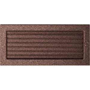 Kratka miedziana z żaluzją 17x37 (Kratki)