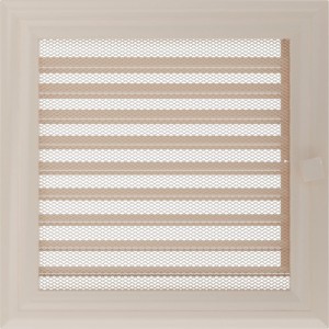 Kratka Oskar kremowa z żaluzją 22x22 (Kratki)