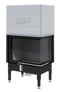 Arcadia Vita angolo 68/48 SL Wkład kominkowy