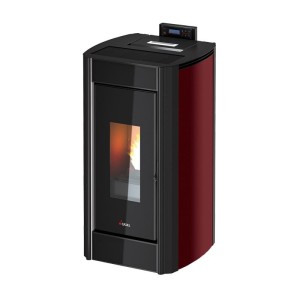 Piecyk na pelet Evo3 Air blacha 7,0 kW bordowy - Cadel
