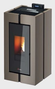 Piecyk na pelet Tecna3 Air 8,5 kW light bronze - Cadel