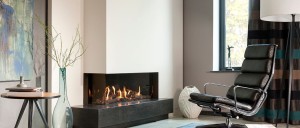 Wkład kominkowy na gaz Kalfire G105 / 37C (Prawy)