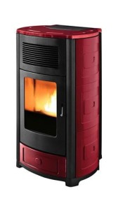 Piec na pelet Suite Hydro 22,3 kW - MCZ (bordowy)