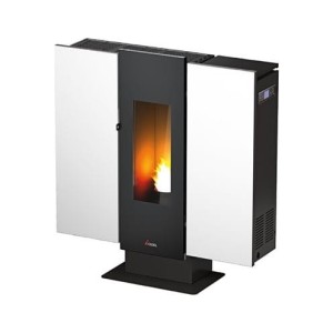 Piecyk na pelet Wall Air blacha 9,0 kW biały - Cadel