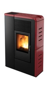 Piecyk na pelet Flat Comfort Air 8,0 kW - MCZ (bordowy)