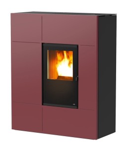 Piecyk na pelet Stream Comfort Air 12,4 kW - MCZ (bordowy)