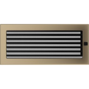 Kratka złoto galwaniczne z żaluzją 17x37 (Kratki)
