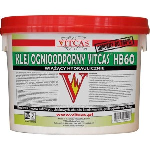 Klej wysokotemperaturowy Ognioodporny VITCAS HB60 (10kg) (Vitcas)