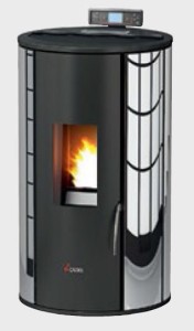 Piecyk na pelet Rondo Air 5,5 kW chrom - Cadel
