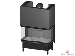 Spartherm Arte 3RL-100h-4S Wkład kominkowy