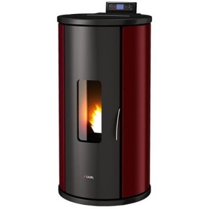 Piecyk na pelet Sfera3 Air 9,5 kW bordowy - Cadel