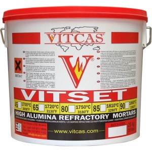 Vitset 45 - zaprawa ogniotrwała 1700°C (Vitcas)