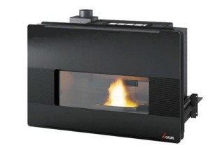 Wkład kominkowy na pelet Eolo Air czarny 8,0 kW - Cadel