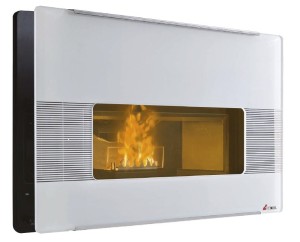 Wkład kominkowy na pelet Eolo Air biały 8,0 kW - Cadel