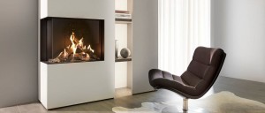 Wkład kominkowy na gaz Kalfire GP65/55C (Prawy)