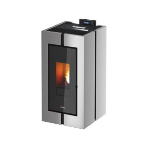 Piecyk na pelet Tecna3 Air 8,5 kW srebrny - Cadel